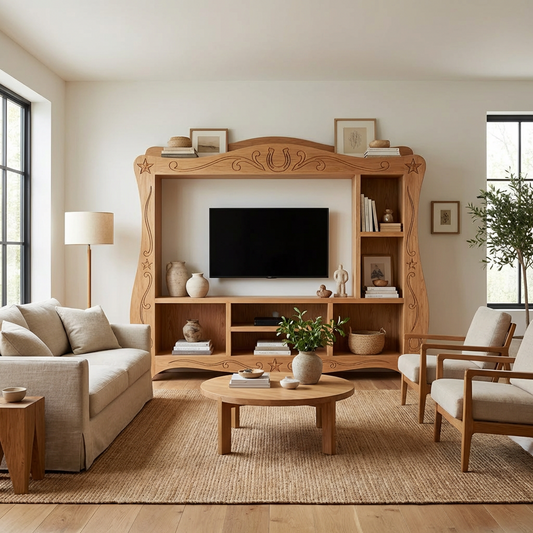 Rustic Wooden TV Stand / Media Console